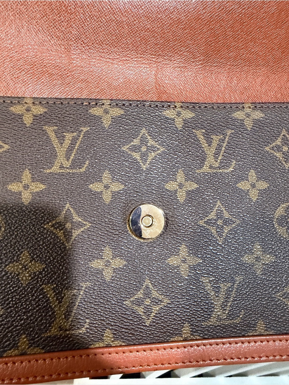 Louis Vuitton Pochette Dame GM Preowned -TH1910 With COA - Picture 13 of 17